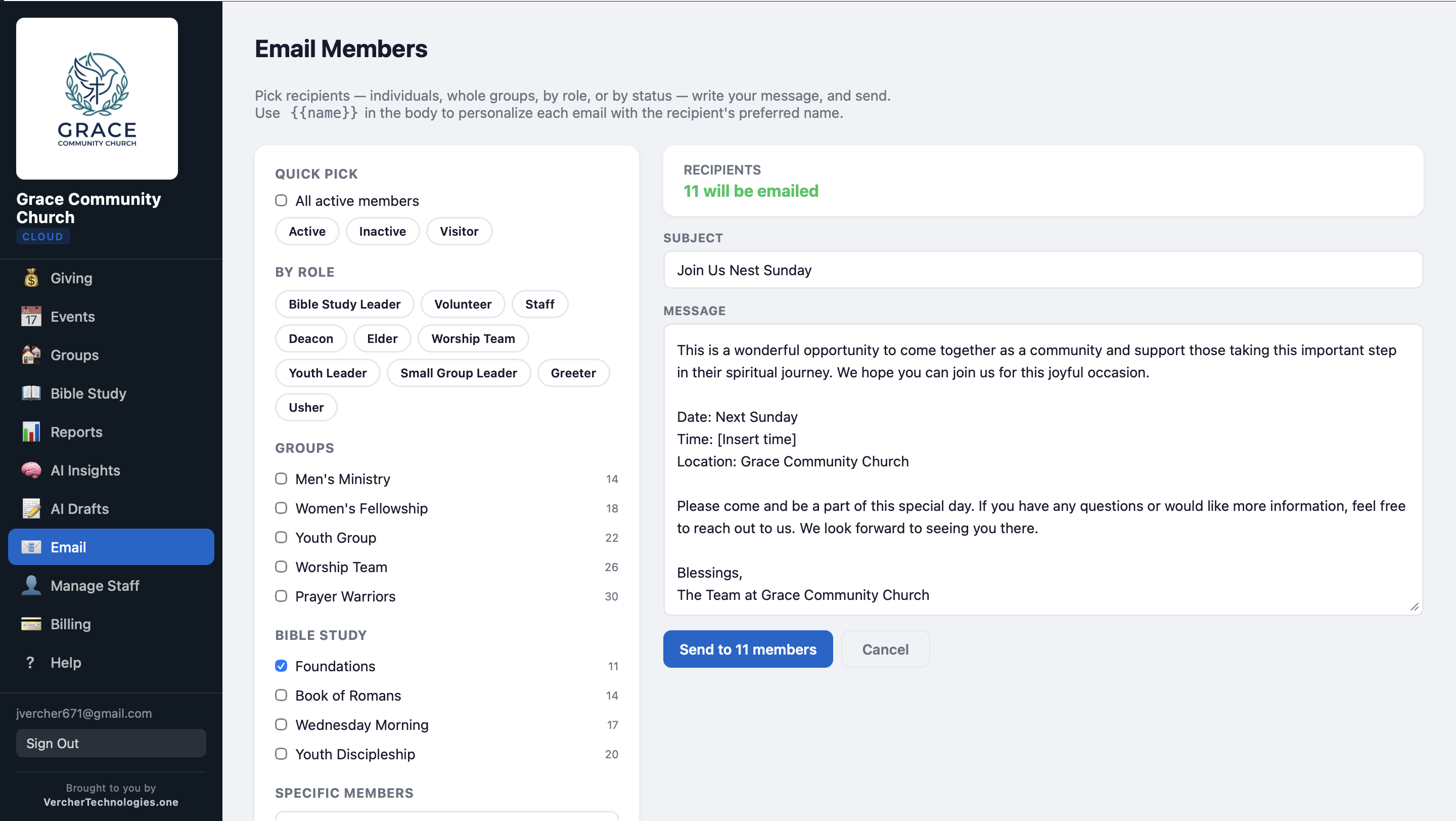 Ministry Communication